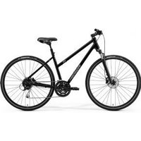 Merida Crossway 100 Womens 700c Sports Hybrid Bike X-Small - Black/Silver