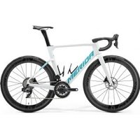 Merida Reacto 9000 Road Bike  2024 Large - White/ Teal